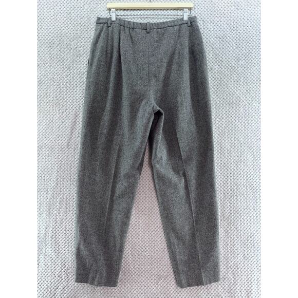 Pendleton Pants Womens 14 Gray Herringbone Tapered Trouser Fully Lined Career - Picture 7 of 16
